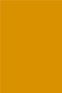 Harvest Gold Color Journal Simple Plain Harvest Gold