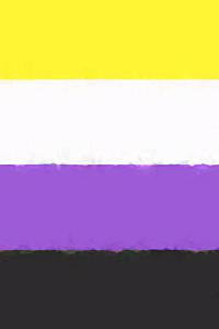 Nonbinary Pride Flag Sketch Journal