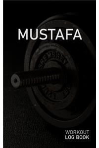 Mustafa: Blank Daily Workout Log Book - Track Exercise Type, Sets, Reps, Weight, Cardio, Calories, Distance & Time - Space to Record Stretches, Warmup, Coold