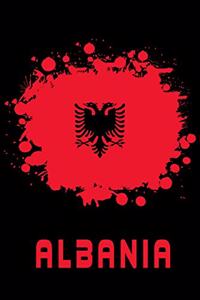 Albanien Flagge Notizbuch