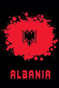 Albanien Flagge Notizbuch