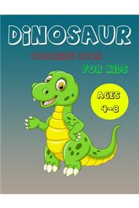 Dinosaur Coloring Book for Kids Ages 4-8