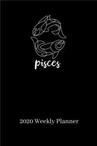 Weekly Planner: A5 6x9 Pisces Zodiac Sign - Calendar - Organizer - calendar - weekly Calendar - Diary - Journal -