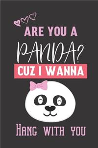 Are you a Panda? Cuz i wanna hang with you