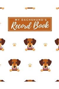 My Dachshund's Record Book