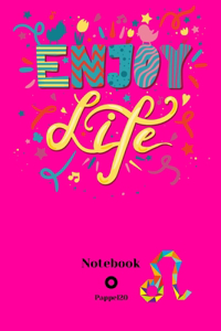Dot Grid Notebook Leo Sign Cover color Hollywood Cerise 160 pages 6x9-Inches