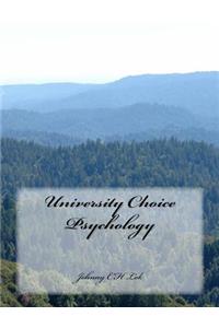 University Choice Psychology