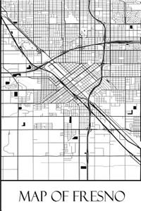 Map of Fresno