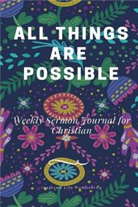 All Things Are Possible