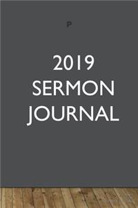 2019 Sermon Journal