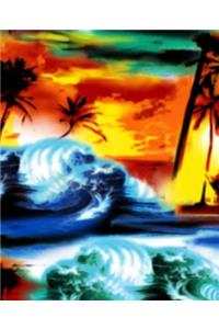 Surfing Beach Waves Notebook