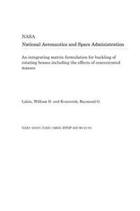 An Integrating Matrix Formulation for Buckling of Rotating Beams Including the Effects of Concentrated Masses