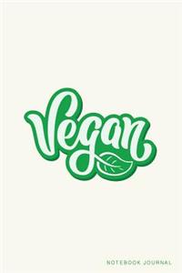 Vegan Notebook Journal