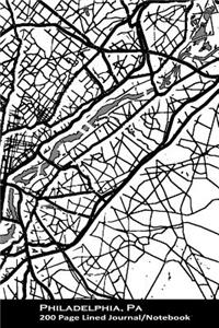 Philadelphia, Pa 200 Page Lined Journal/Notebook