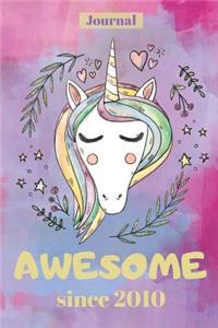 Unicorn Journal for 9 Year Old Girl