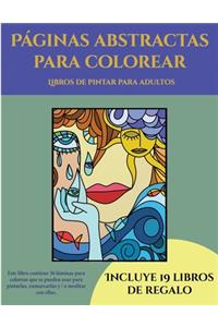 Libros de pintar para adultos (Páginas abstractas para colorear)