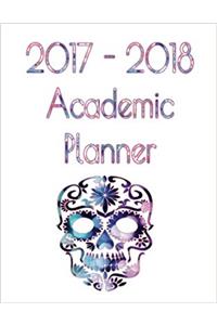 Academic Sugar Skull 2, 2017-2018 Planner: Volume 2 (Kool Kids Planner)