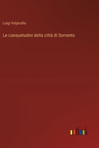 consuetudini della città di Sorrento