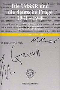 Die Udssr Und Die Deutsche Frage 1941-1948