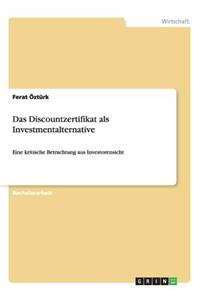 Discountzertifikat als Investmentalternative