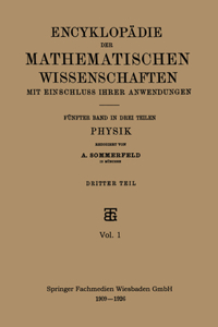 Encyklopädie Der Mathematischen Wissenschaften Mit Einschluss Ihrer Anwendungen