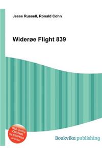 Wideroe Flight 839