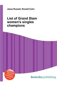 List of Grand Slam Women's Singles Champions