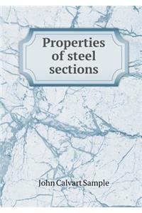 Properties of Steel Sections