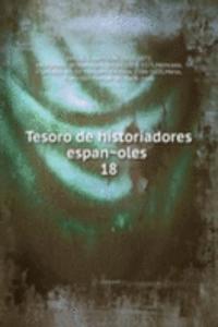 Tesoro de historiadores espanoles