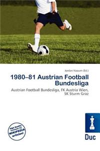 1980-81 Austrian Football Bundesliga
