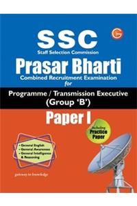 SSC Prasar Bharti Programme / Transmission Executive Group