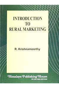 Introduction To Rural Marketing(Pcm 120)