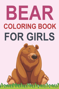 Bear Coloring Book For Girls