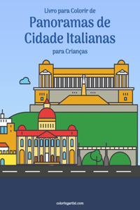 Livro para Colorir de Panoramas de Cidade Italianas para Crianças