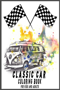 Classic Cars Coloring Book