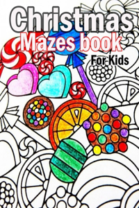 Christmas Mazes book for kids