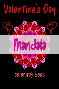 Valentine's Day Mandala Coloring Book