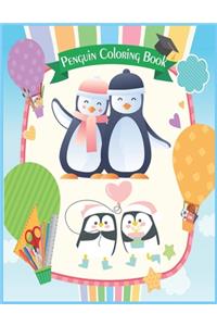 Penguin Coloring Book