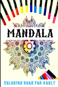 Coloring Book Mandala for Adult