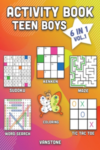 Activity Book Teen Boys