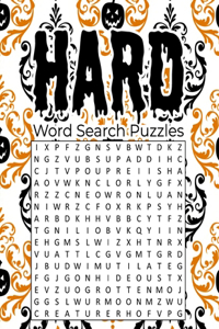 Hard Word Search Puzzles