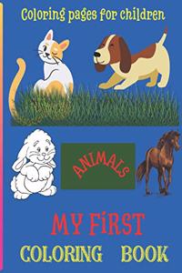 My First Coloring Book - Animals