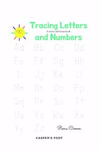 Tracing letters and numbers - a colour and trace book!