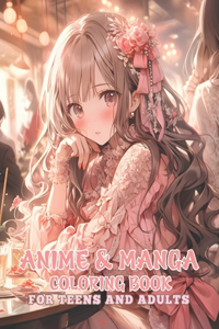 Anime and Manga Coloring Book