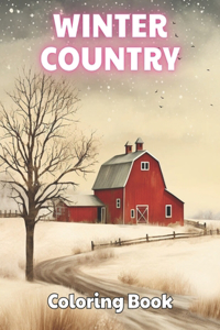 Winter Country Coloring Book