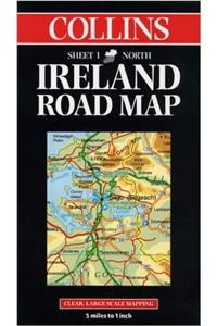 IRELAND ROAD MAP SHEET 1 NORTH