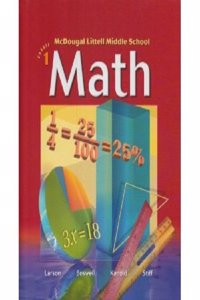 McDougal Littell Middle School Math Alabama: Course of Study Test Prep and Practice Student S Edition Course 1