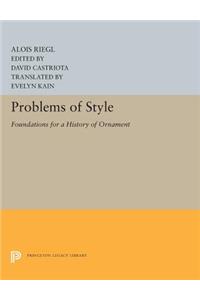 Problems of Style