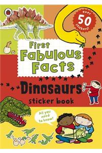 Ladybird First Fabulous Facts: Dinosaurs Sticker Book