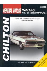 Chevrolet Camaro, 1967-81